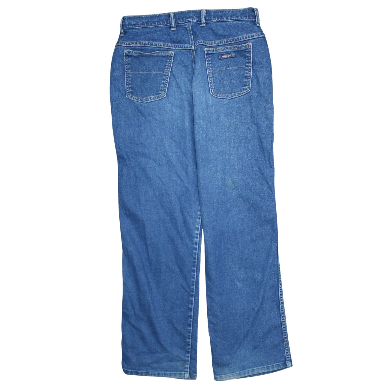 Wrangler Womens Blue Wide-Leg High Rise Jeans Size 14 Regular Fit
