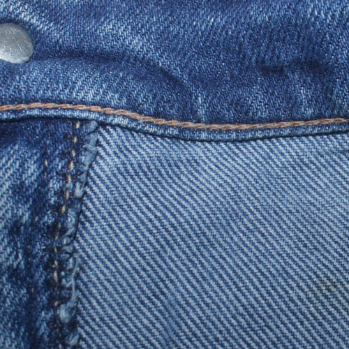 Wrangler Womens Blue Wide-Leg High Rise Jeans Size 14 Regular Fit