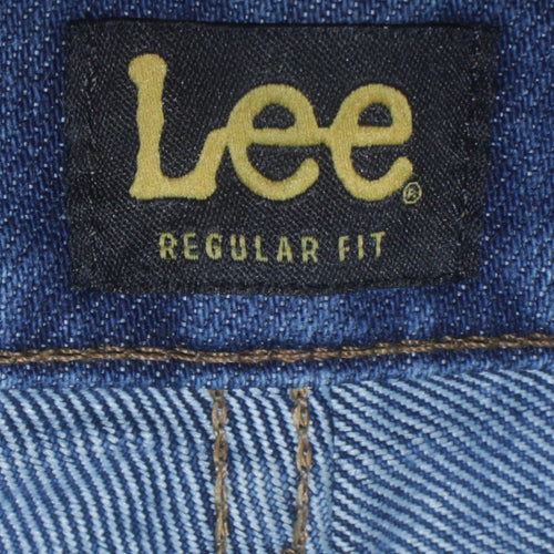 Lee Men’s Blue Regular Fit Straight Jeans 46x32 Denim