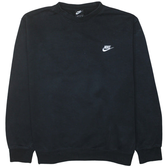 Nike Men's Black 2XL Crew Neck Pullover Sweatshirt