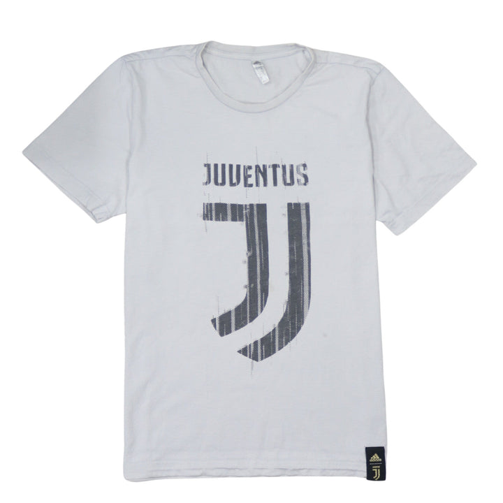 Adidas Men’s White Juventus Graphic T-Shirt Size M Sports Fan Tee
