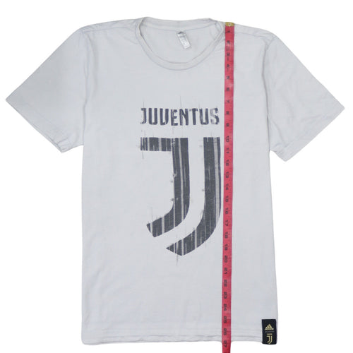 Adidas Men’s White Juventus Graphic T-Shirt Size M Sports Fan Tee