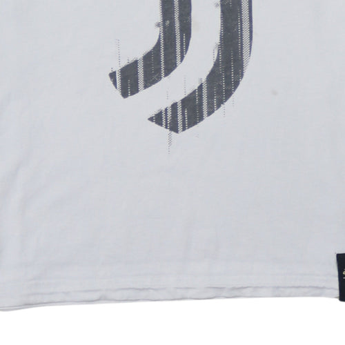 Adidas Men’s White Juventus Graphic T-Shirt Size M Sports Fan Tee