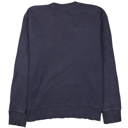 GAP Men Blue M Pullover Crew Neck Fleece Sweatshirt