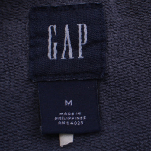 GAP Men Blue M Pullover Crew Neck Fleece Sweatshirt