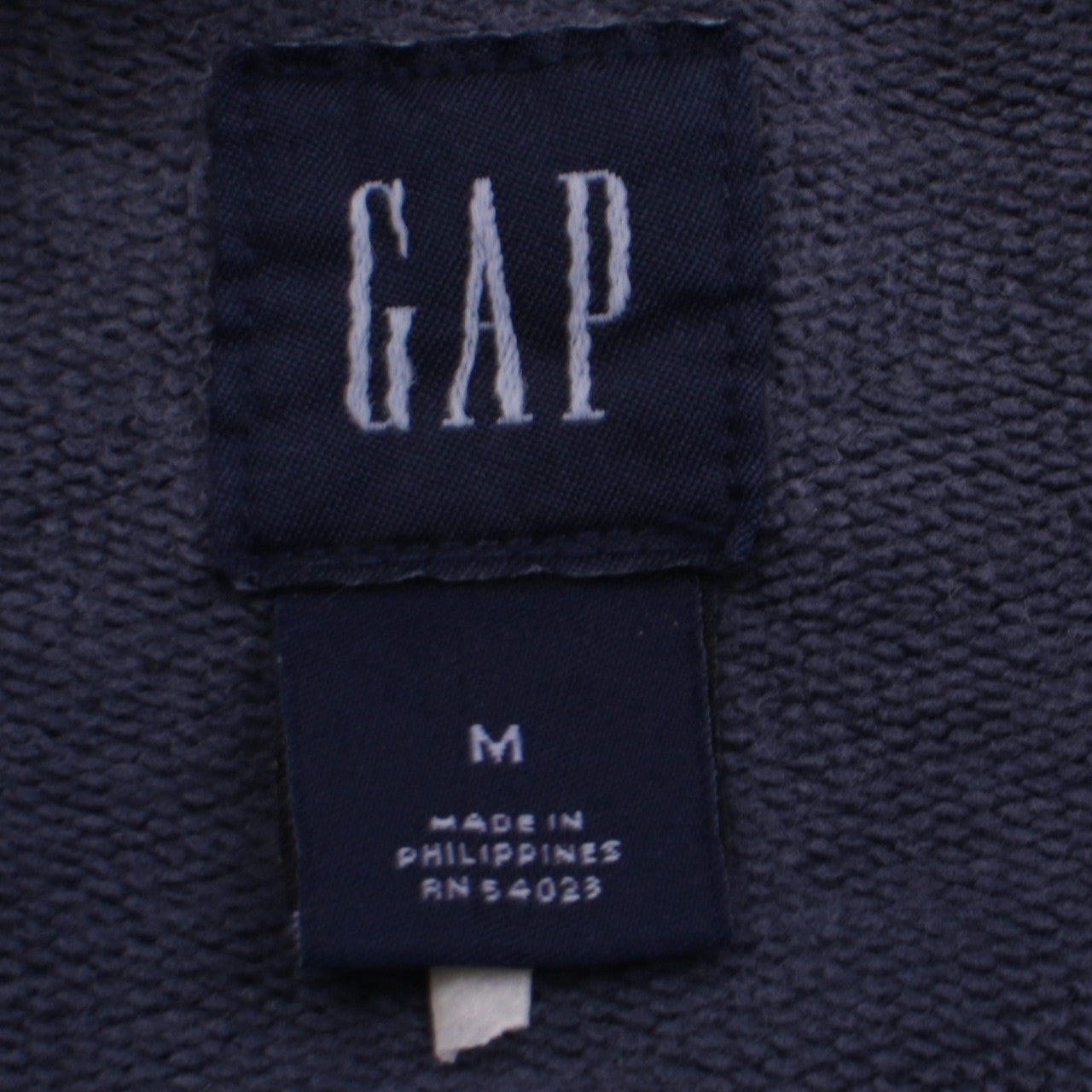 GAP Men Blue M Pullover Crew Neck Fleece Sweatshirt