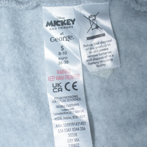 Disney Mickey & Friends Women's Grey Christmas Sweatshirt Size S
