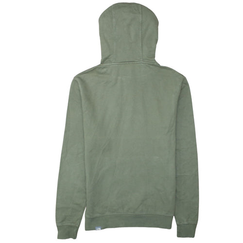 The North Face Mens Green Pullover Hoodie Size S Outdoor Logo