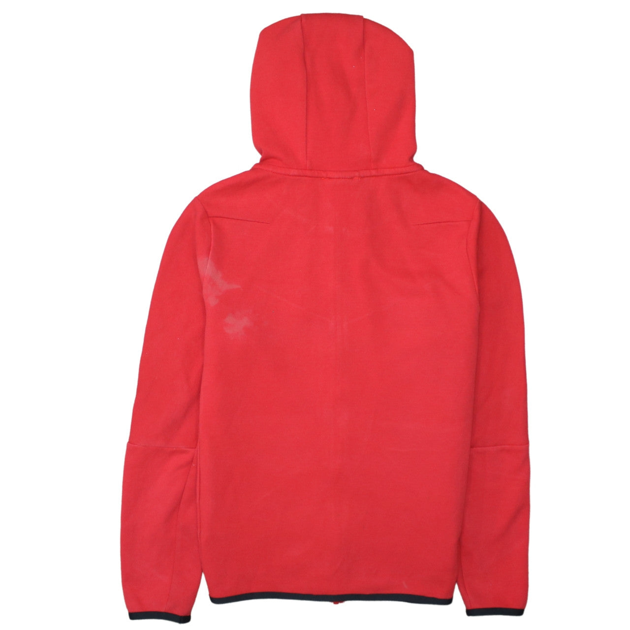 Nike Boys Red Full Zip Hoodie XL 158-170cm Black Logo Sportswear