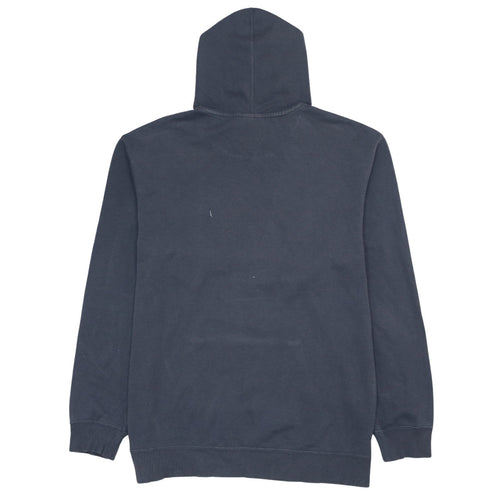 Adidas Men Blue Pullover Hoodie M Regular Fit Sports Style