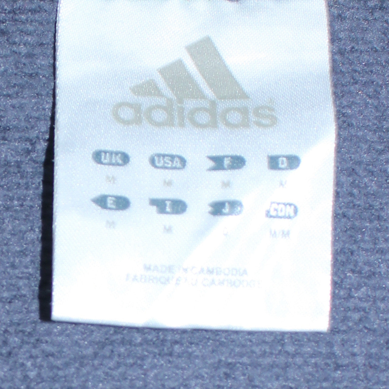 Adidas Men Blue Pullover Hoodie M Regular Fit Sports Style