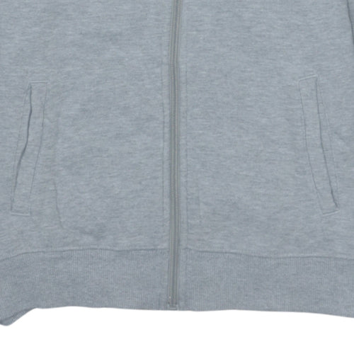 Ellesse Womens Grey Full Zip Hoodie UK 8 Hooded Sweatshirt
