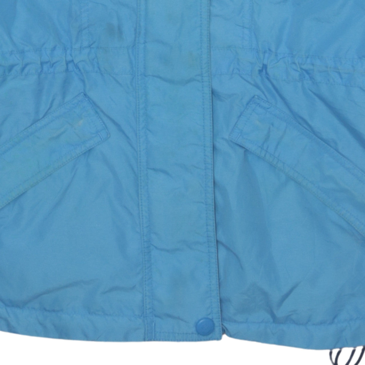 Columbia Women’s Blue Hooded Parka Jacket Size M Water Resistant Outdoor