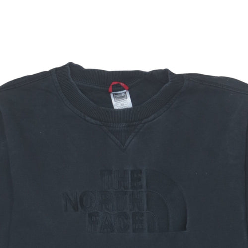 The North Face Men’s Black Pullover Sweatshirt M Regular Fit Logo