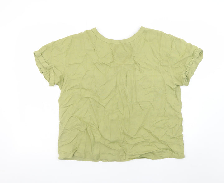 Primark Womens Green Short Sleeve Basic T-Shirt Size S