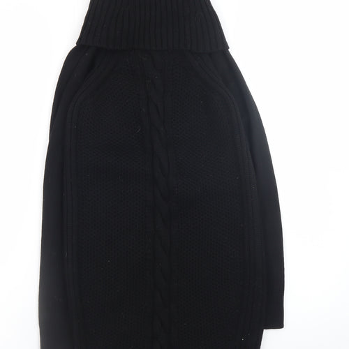 Karen Millen Women’s Black XS Roll Neck Knit Bodycon Dress
