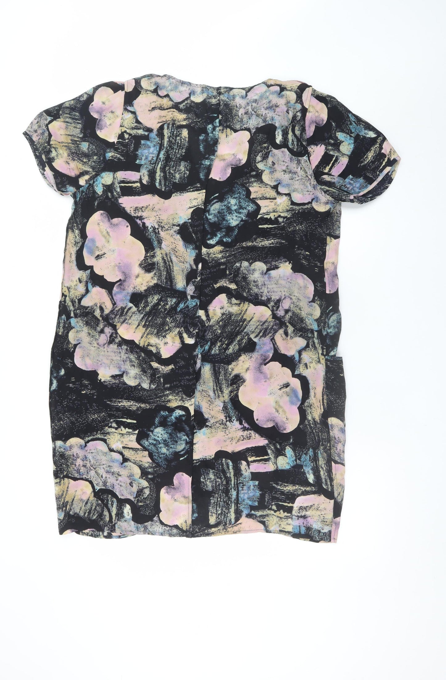 Whistles Women’s Multicoloured Silk Shift Dress UK 14