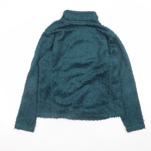 Craghoppers Women Teal Fleece Pullover 1/2 Zip Sweatshirt UK 14