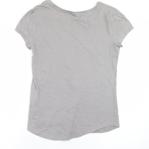 Disney Minnie Mouse Grey Women's S Cotton T-Shirt