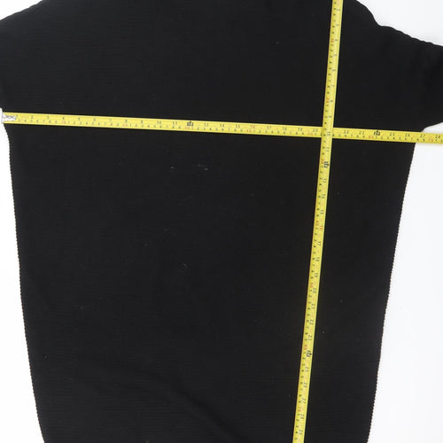 Phase Eight Women’s Black Roll Neck Knit Bodycon Dress M