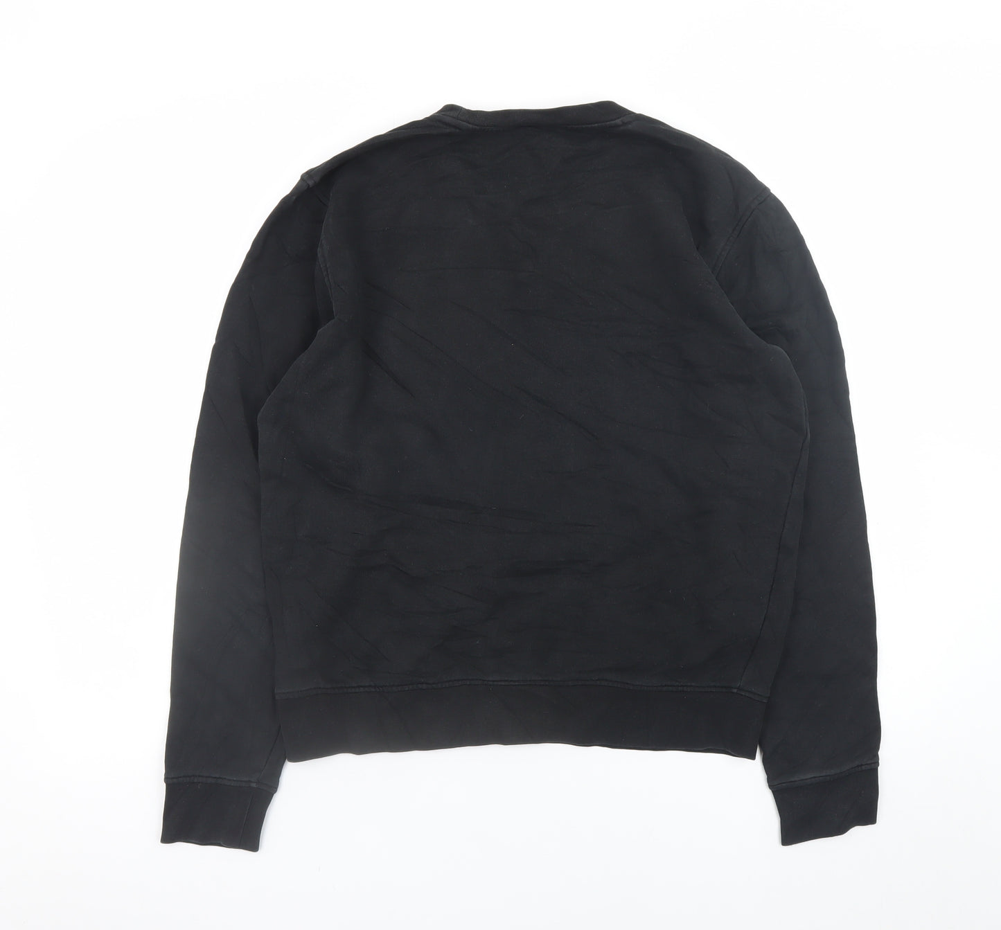 Lacoste Sport Men’s Black Crew Neck Sweatshirt Size S Regular Fit