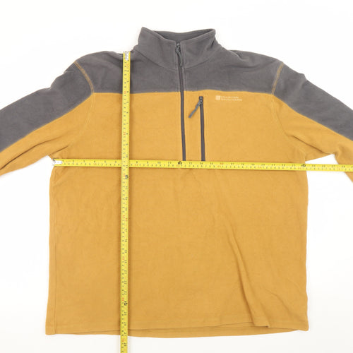 Mountain Warehouse Men's Brown Fleece Pullover Sweatshirt XL