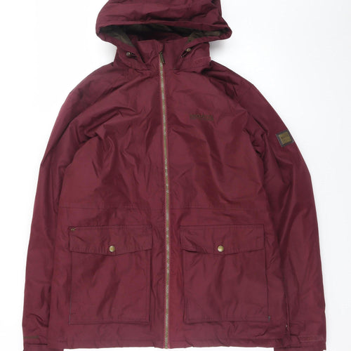 Regatta Women's Red Waterproof Mid-Length Parka Jacket Size M