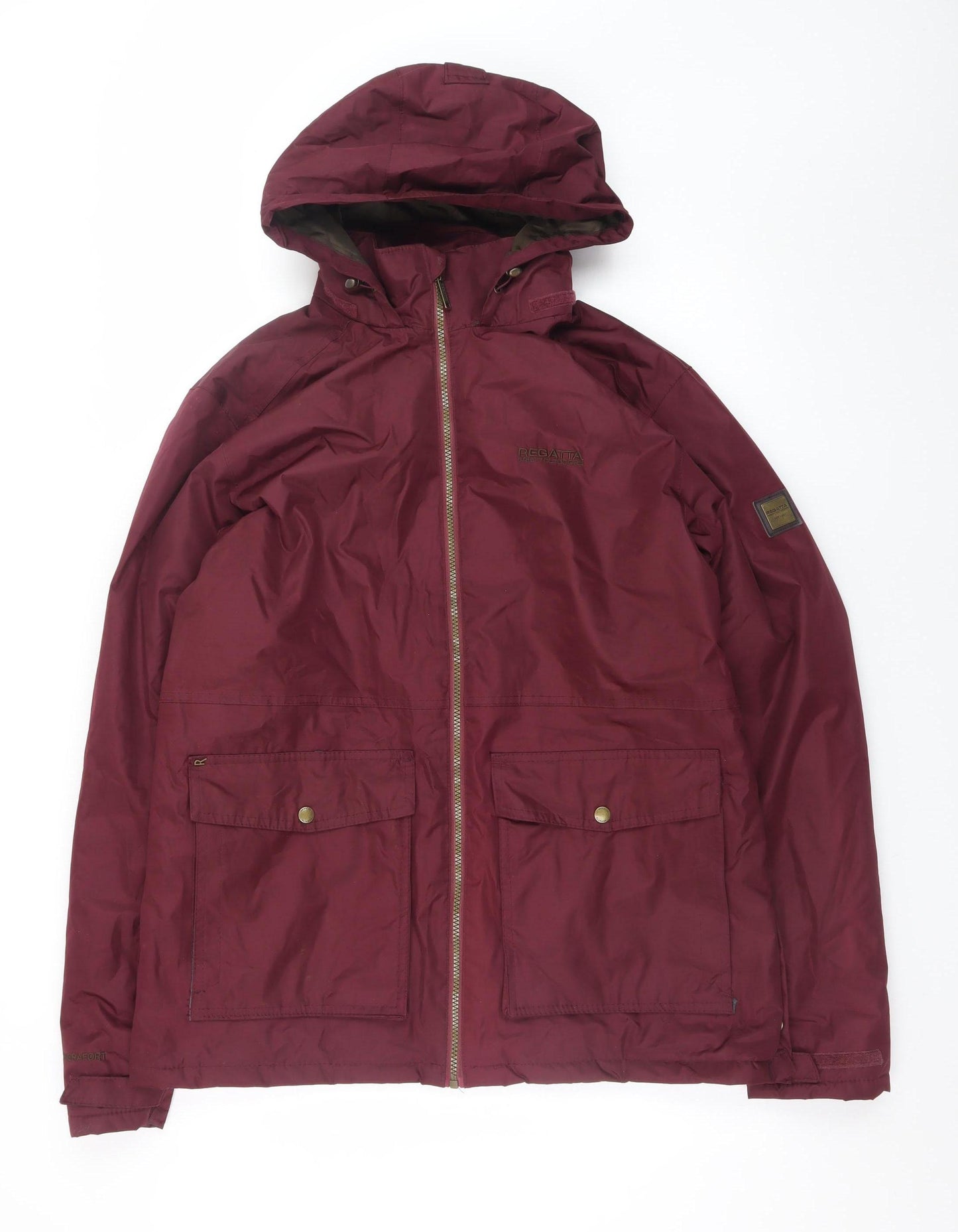 Regatta Women's Red Waterproof Mid-Length Parka Jacket Size M