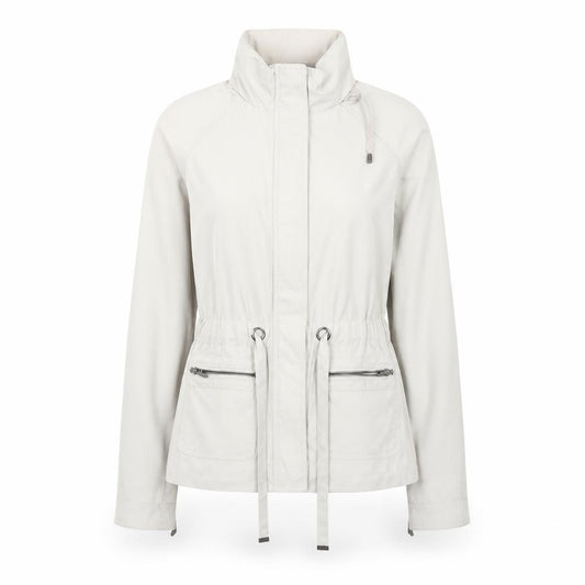 Front view of Principles by Ben de Lisi Beige Women's, size 8, Anorak Jacket