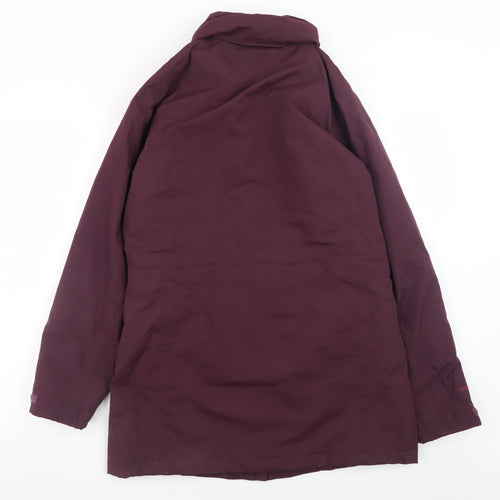 Regatta Womens Purple Waterproof Parka Coat Size 14