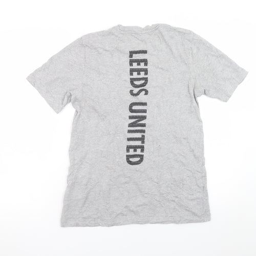 Adidas Womens Grey XS Basic Leeds United T-Shirt
