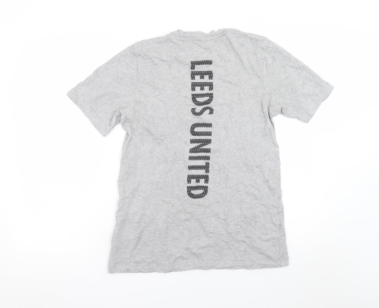 Adidas Womens Grey XS Basic Leeds United T-Shirt