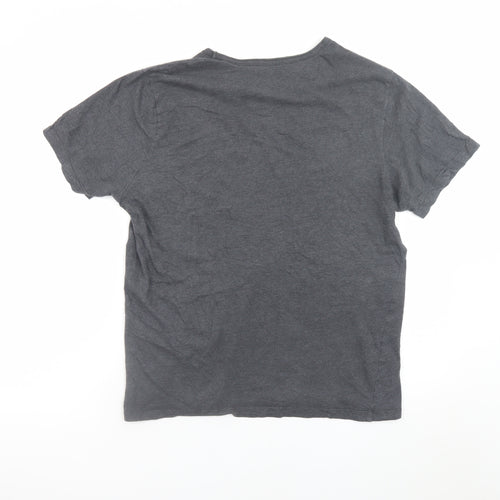 Hugo Boss Men's Grey Crew Neck Short Sleeve T-Shirt Size L