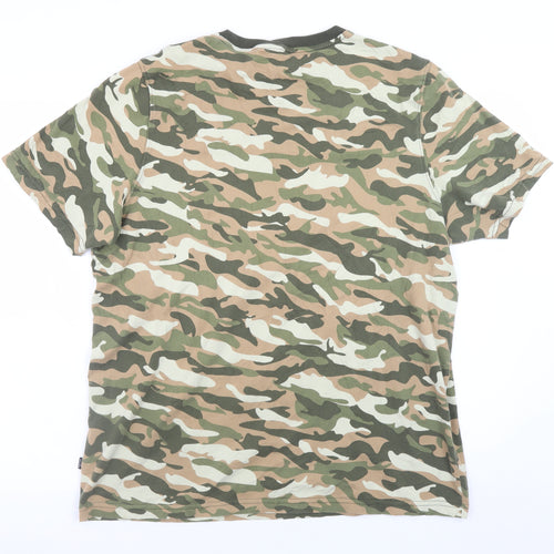 Puma Men's XL Camouflage Crew Neck Cotton T-Shirt