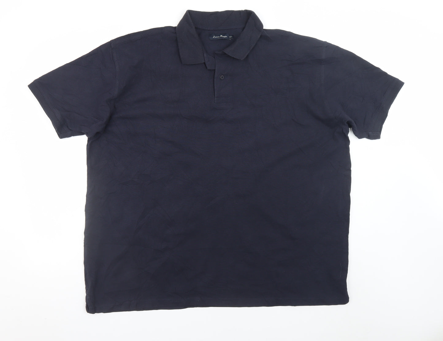 James Pringle Men’s Blue 2XL Cotton Polo Shirt