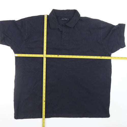 James Pringle Men’s Blue 2XL Cotton Polo Shirt