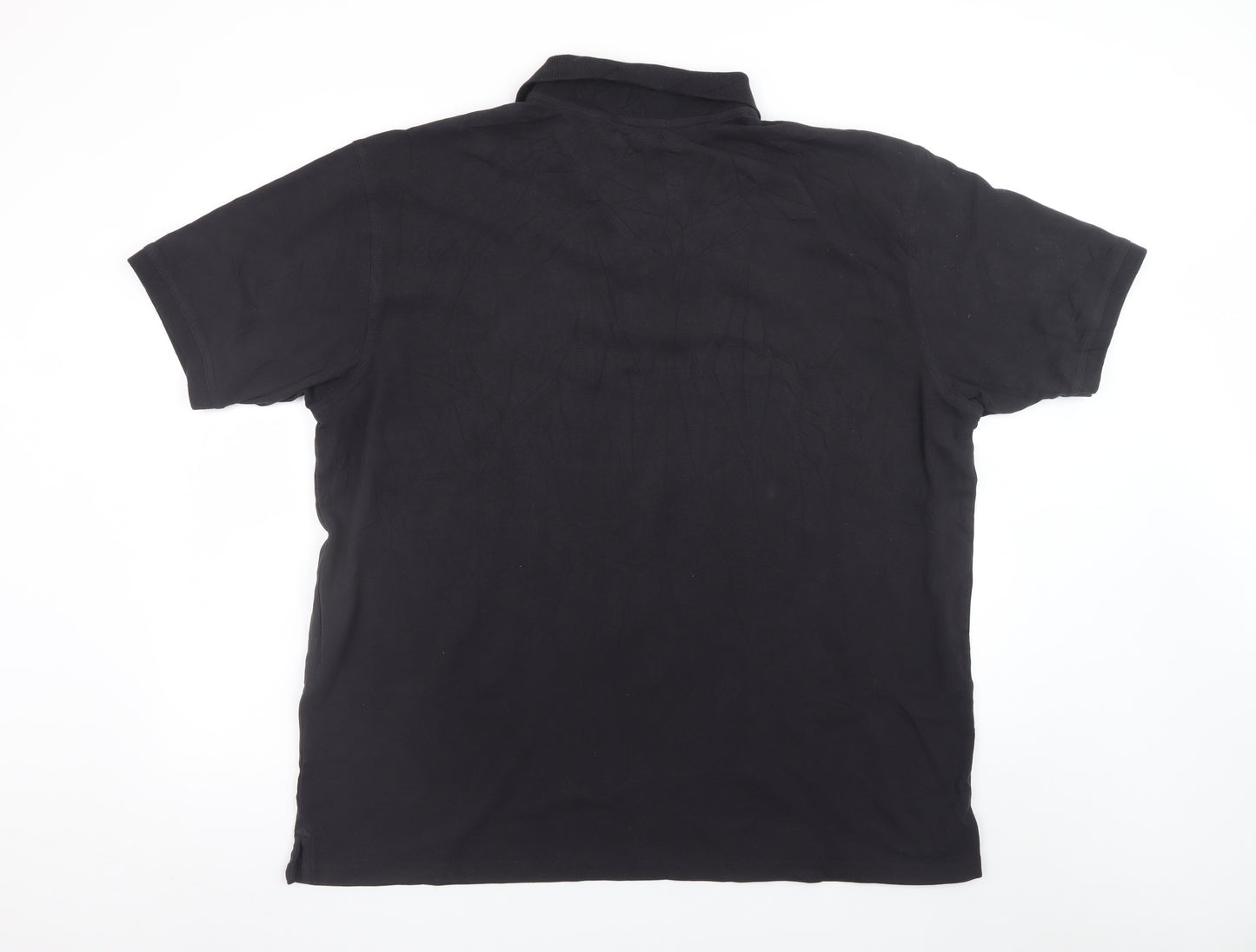 James Pringle Men's Black 2XL Cotton Polo Shirt