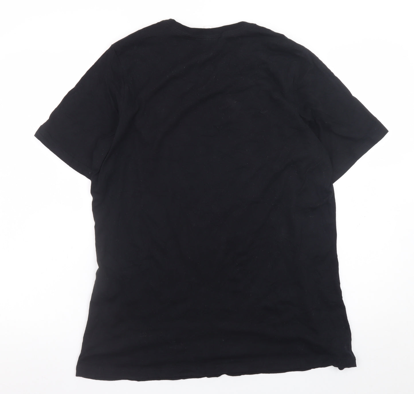 Bella Womens Black XL Graphic Cotton Short Sleeve T-Shirt