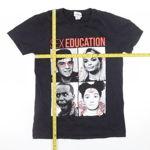Sex Education Black Cotton Women's S Graphic Crew Neck T-Shirt