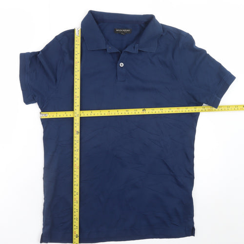 Banana Republic Men's Blue Slim Fit Luxury Touch Polo Shirt Size S