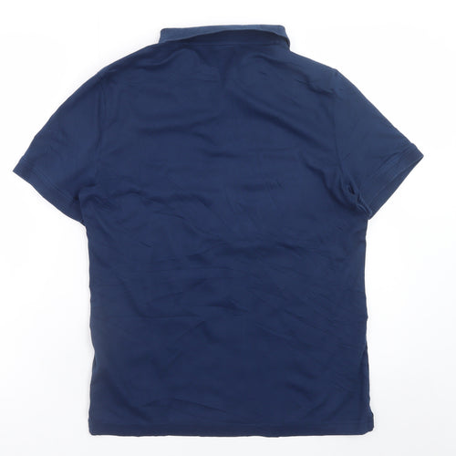 Banana Republic Men's Blue Slim Fit Luxury Touch Polo Shirt Size S
