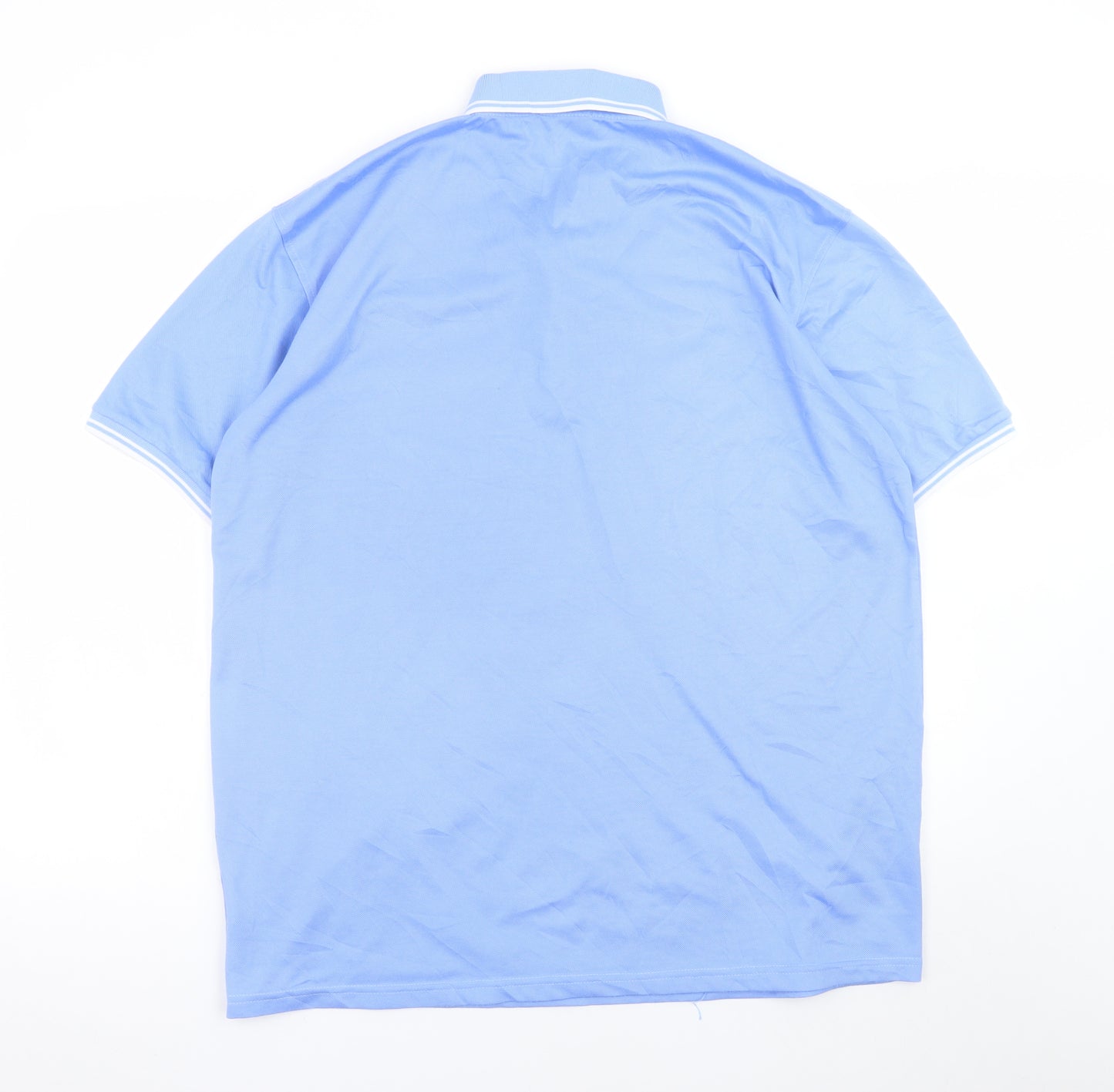 Guv’nors Men Blue XL Polo Shirt Cotton Blend Casual Top