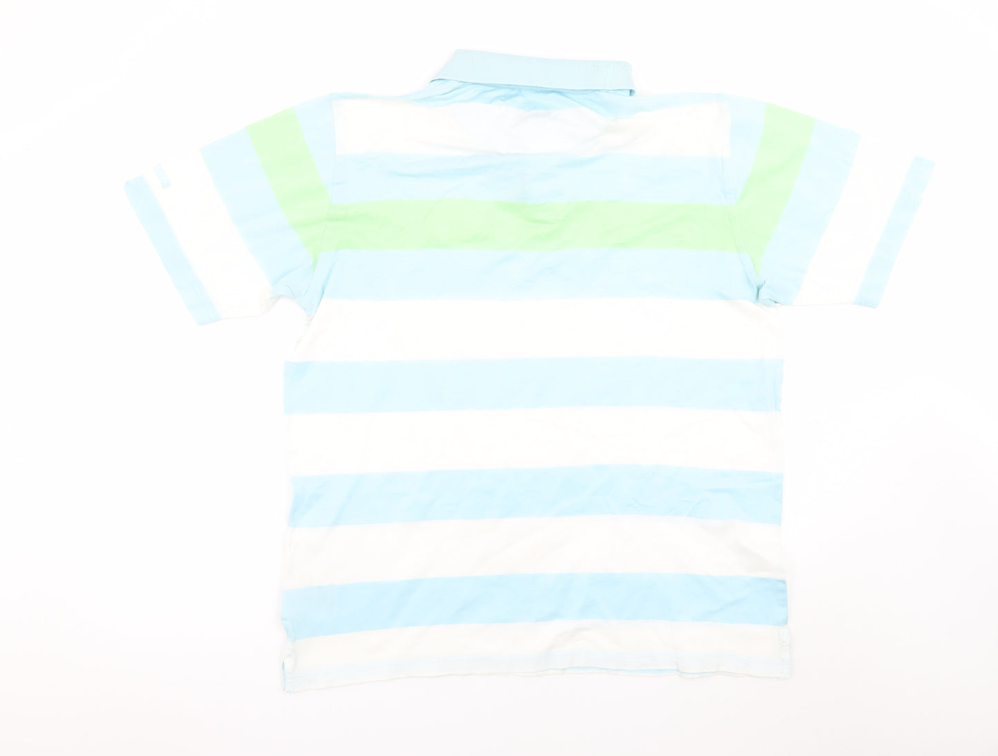 Burberry Golf Men's Multicoloured Striped Polo Shirt Size L