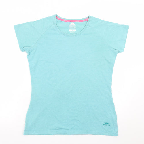 Trespass Women Blue Quick Dry Short Sleeve T-Shirt UK 12