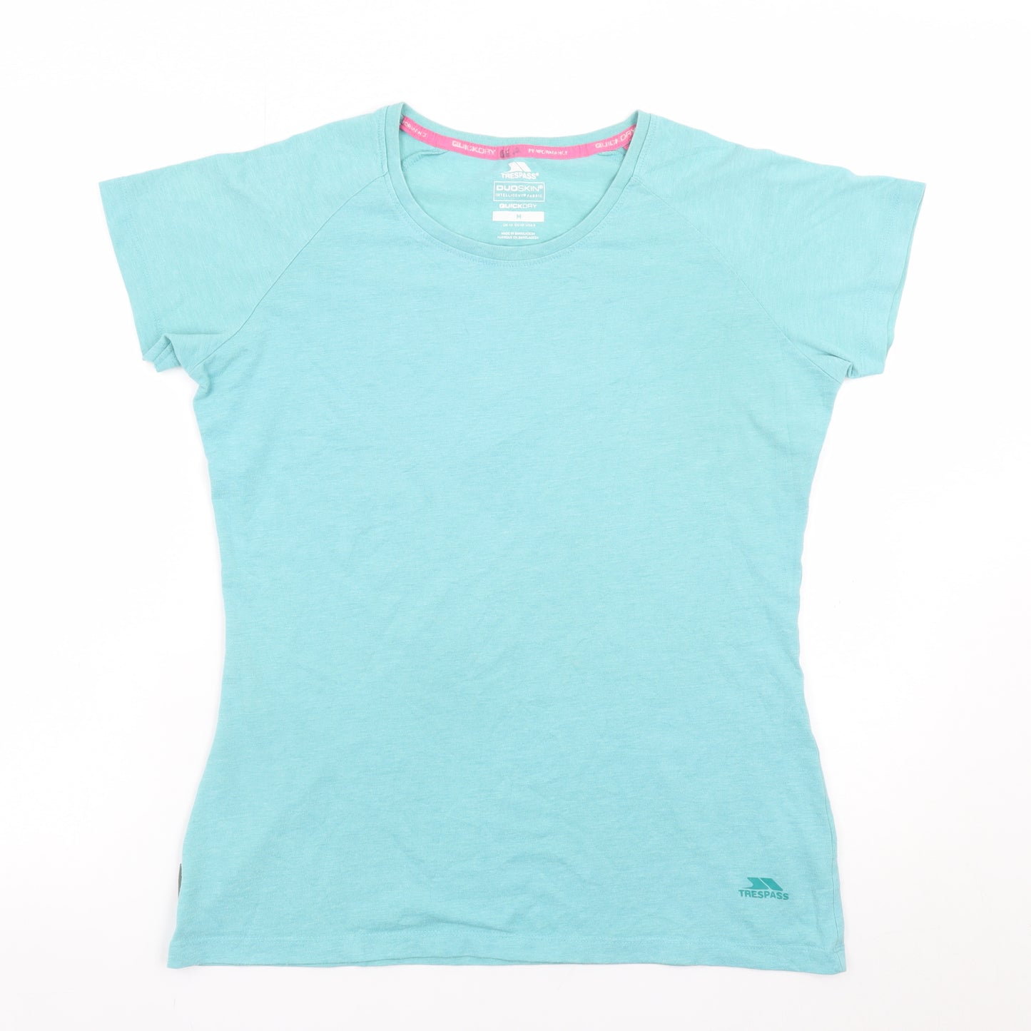 Trespass Women Blue Quick Dry Short Sleeve T-Shirt UK 12