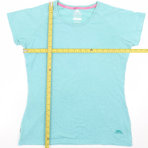 Trespass Women Blue Quick Dry Short Sleeve T-Shirt UK 12