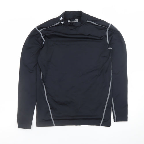 Under Armour Men's Black Long Sleeve Compression ColdGear Top Size L