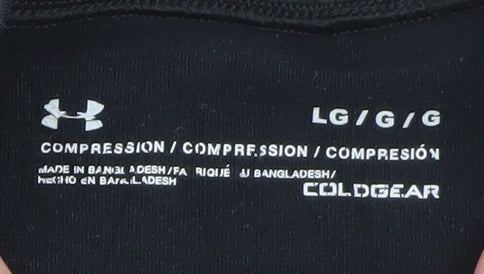 Under Armour Men's Black Long Sleeve Compression ColdGear Top Size L