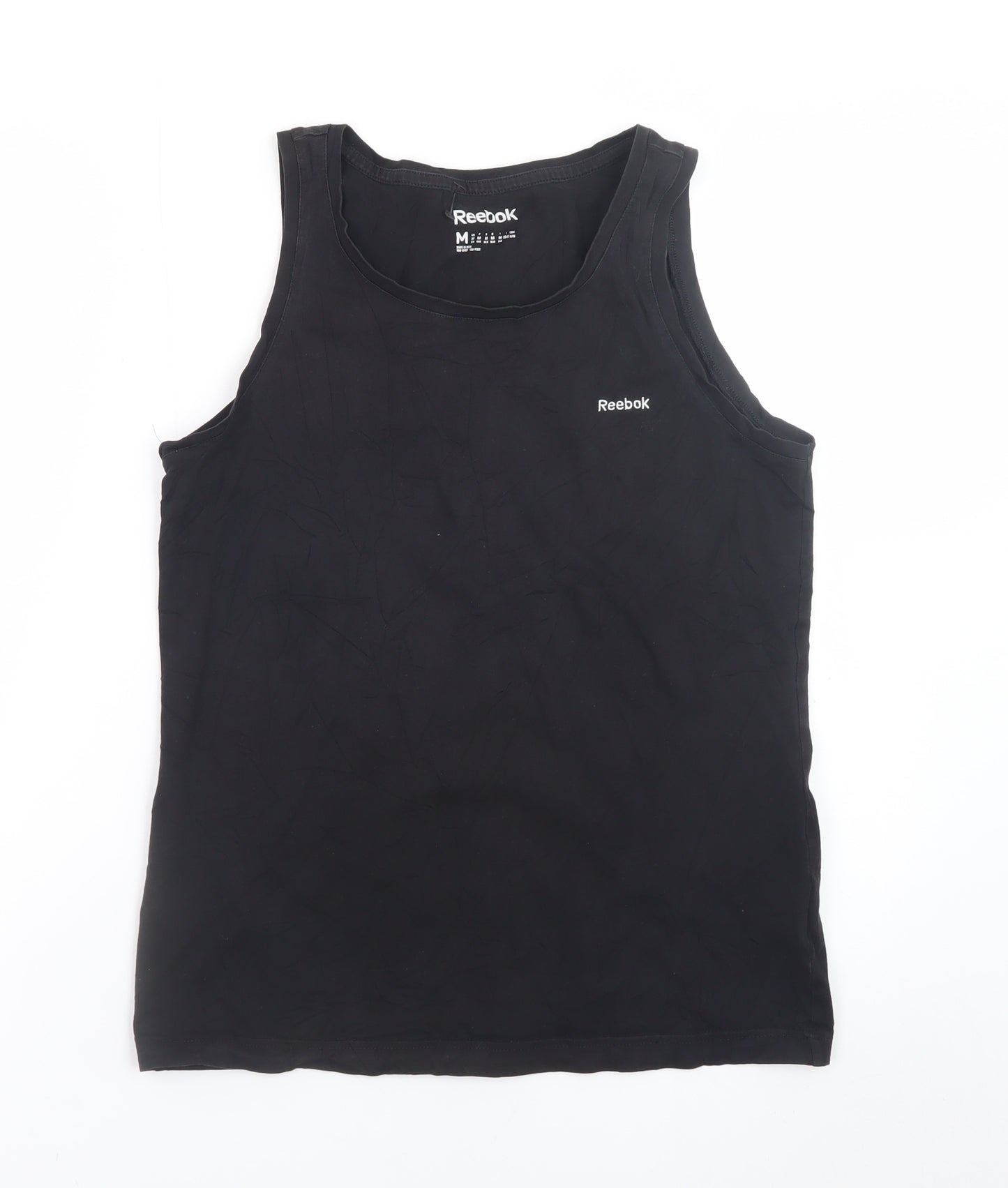 Reebok Men's Black Sleeveless Athletic Tank Top M