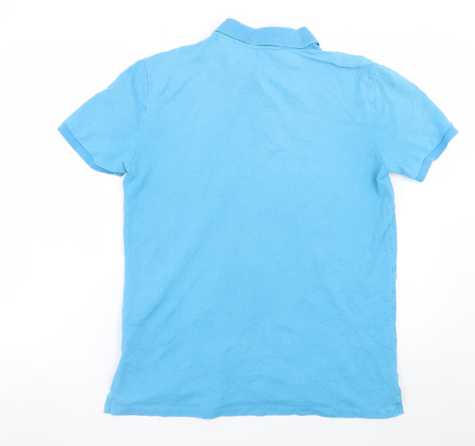 Ralph Lauren Polo Golf Men's Blue Slim Fit Cotton Polo Shirt M